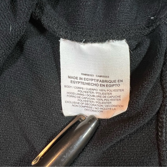 Nike Therma Fit KO Swoosh Camo Hoodie Black / Red Pullover Sweatshirt Size XL - Picture 10 of 10